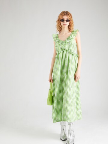 Robe 'YASTWILA' YAS en vert : devant