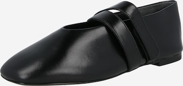 & Other Stories Балетки с ремешком в Черный: спереди