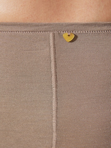 zd ZERO DEFECTS Panty 'Galatea soy fiber short-leg panties' in Brown