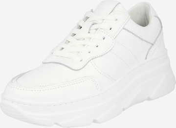 PS Poelman Sneakers in White: front