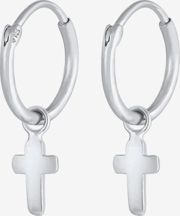 Boucles d'oreilles ELLI en argent : devant