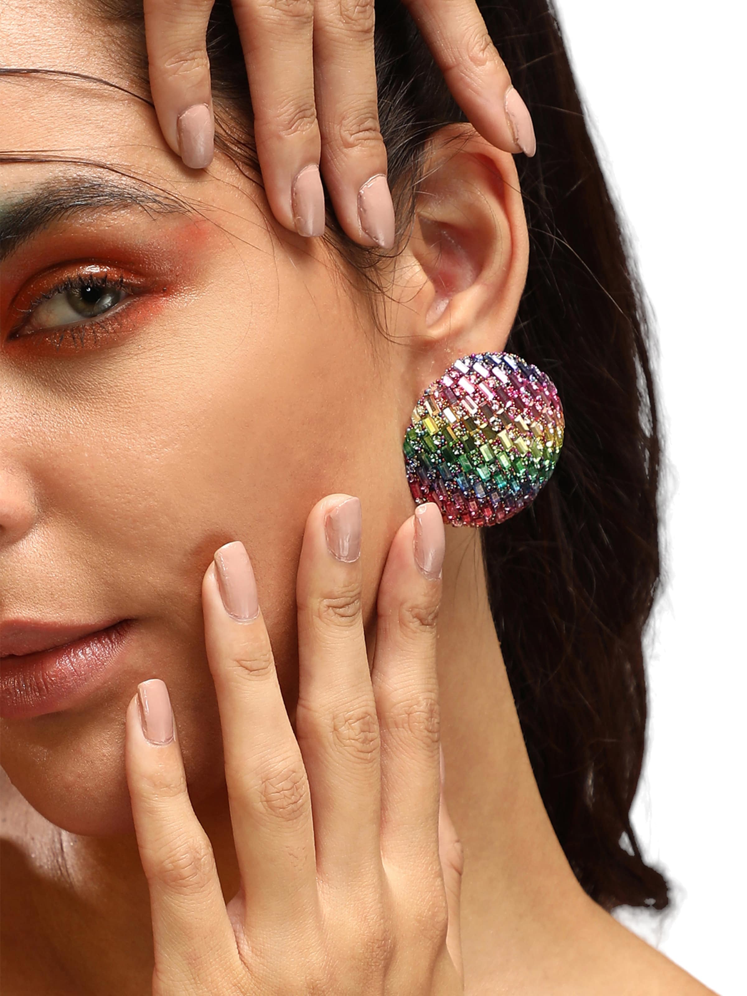 Orecchini ' Pawan ' di SOHI in colori misti: frontale