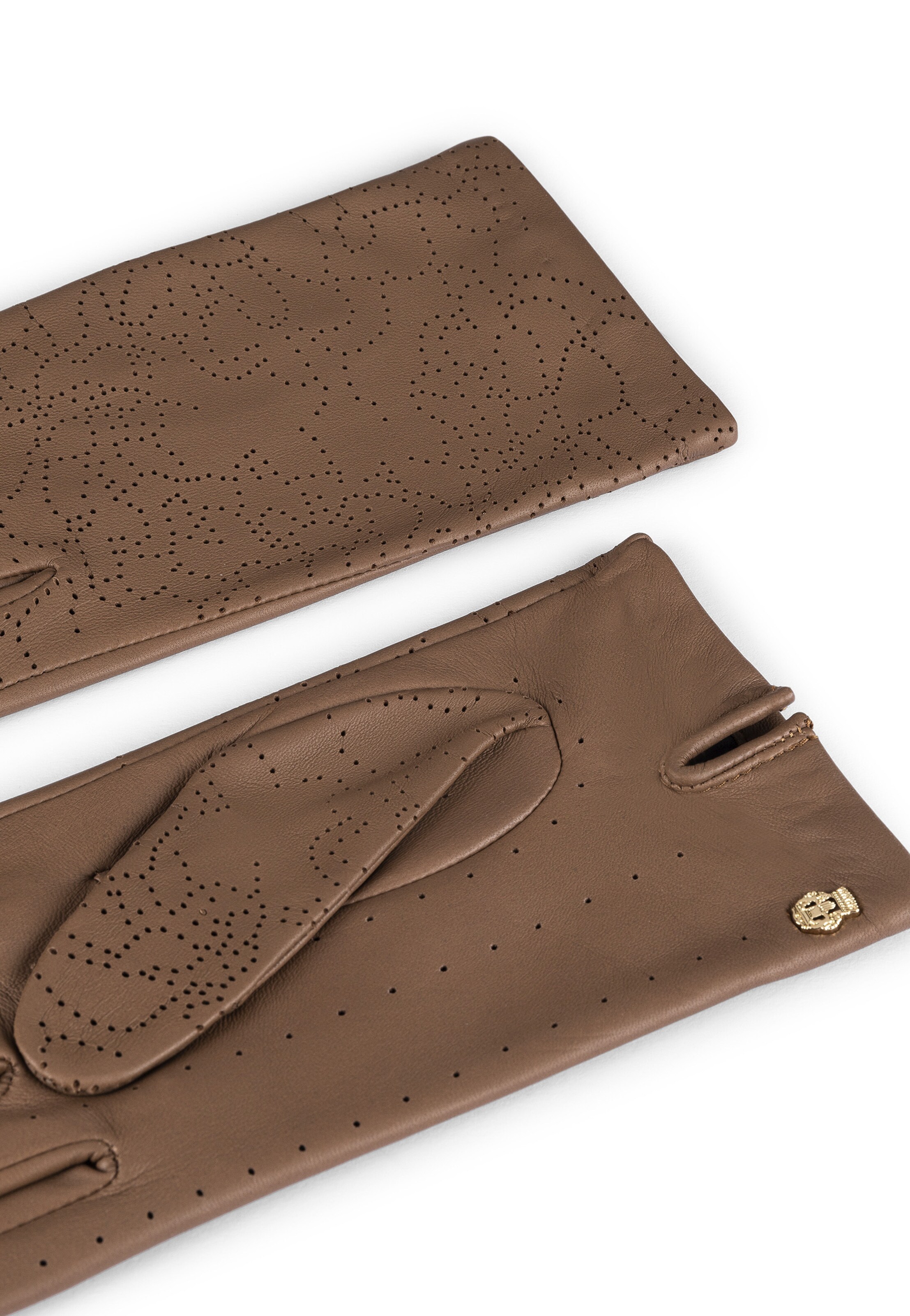 Roeckl Lederhandschuhe 'CLICHY TOUCH' in Braun