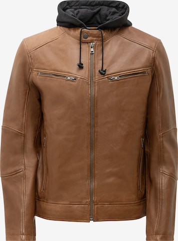 Veste mi-saison 'Fabio' RICANO en marron : devant