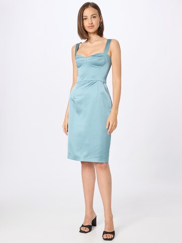 Robe SWING en bleu : devant