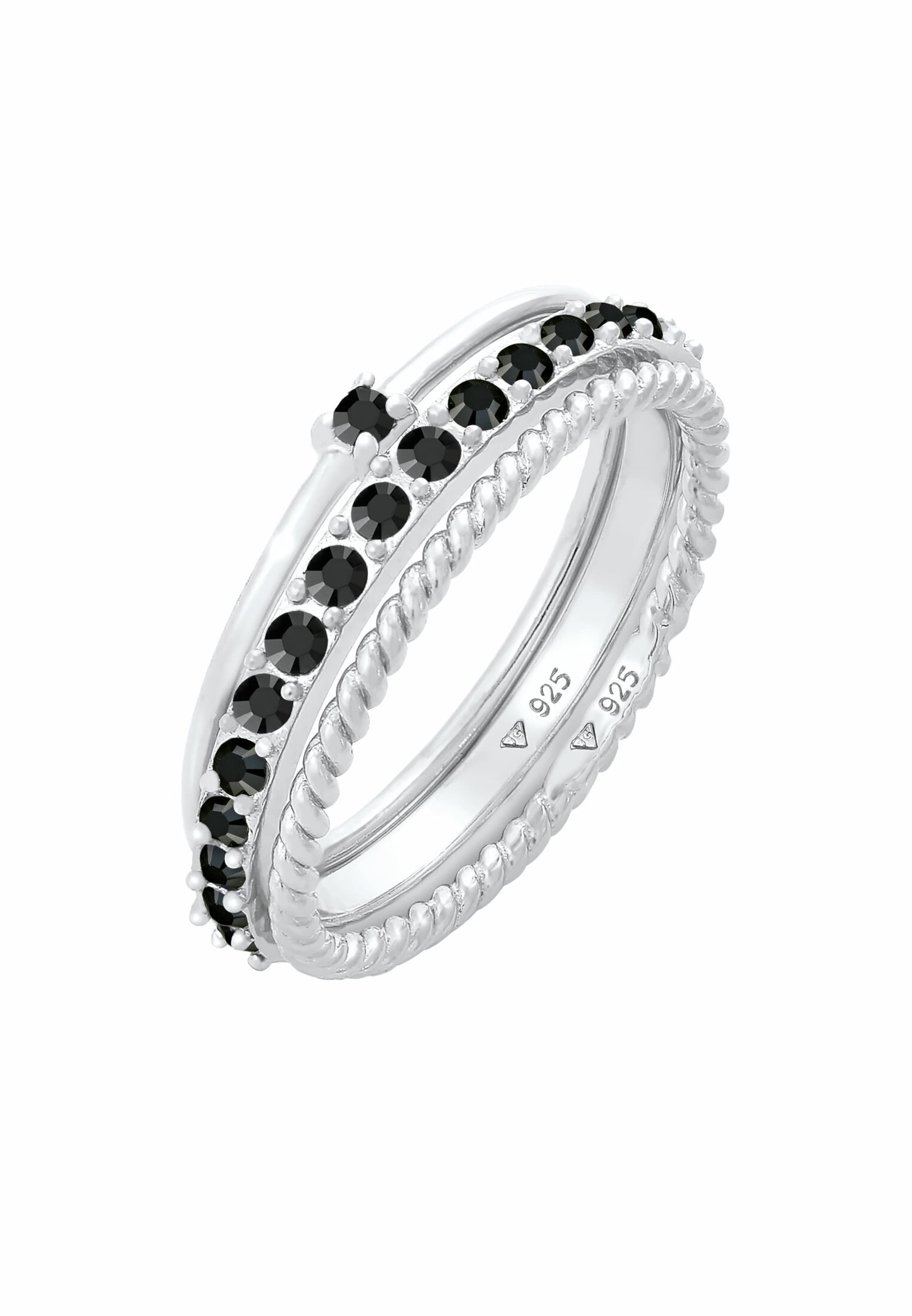 ELLI Ring in Silver: front
