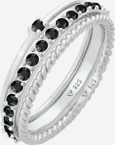 ELLI Ring in Black / Silver, Item view