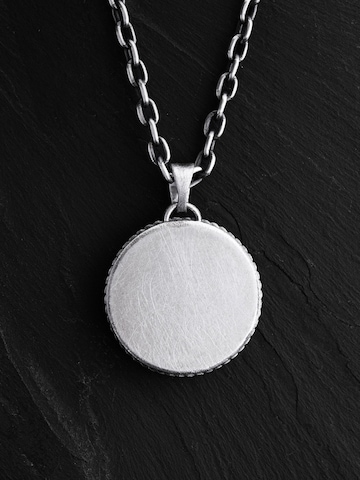 Pendentif 'THE WISE ARE SILENT' REYTEL en argent