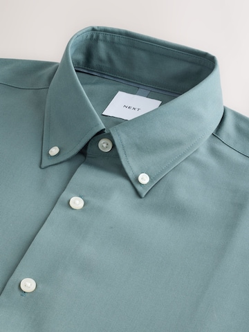 Next Slim Fit Hemd in Grün