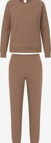 Vivisence Jogginganzug '9204 Set' in Beige: Vorderseite
