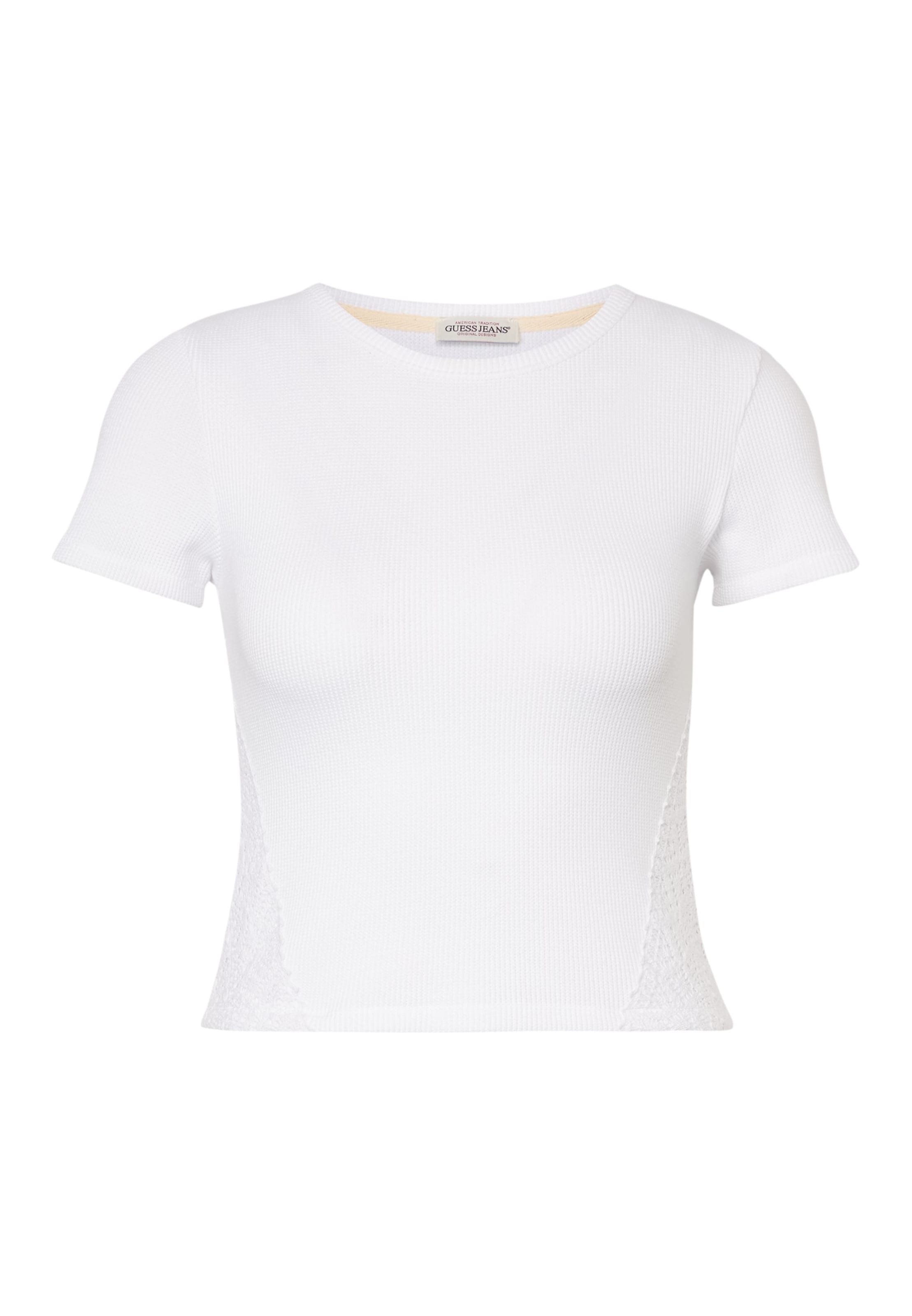 GUESS JEANS - Camiseta en blanco: frente