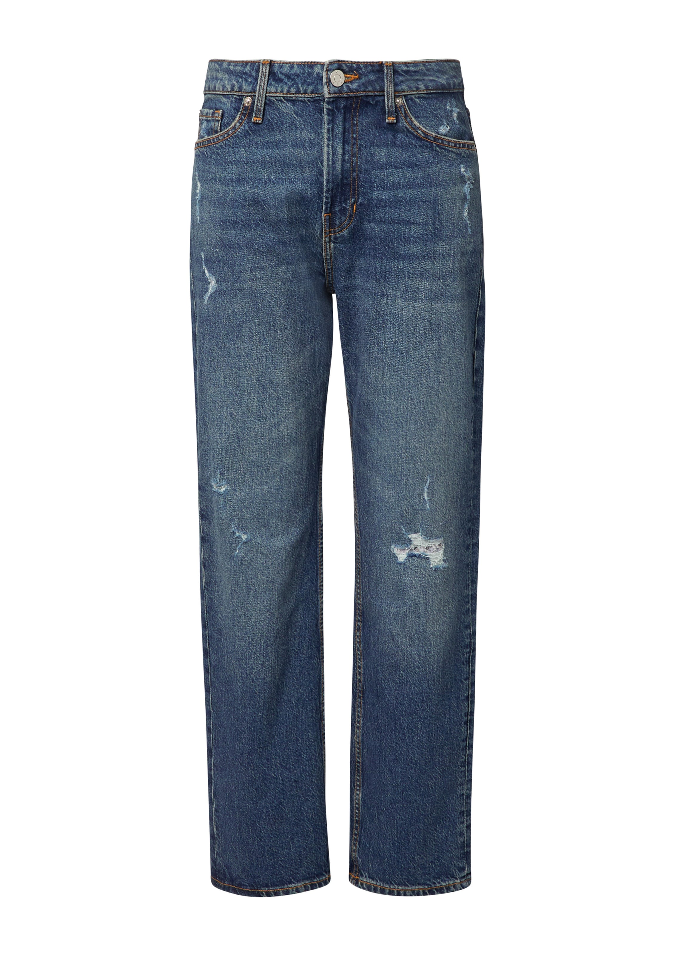 s.Oliver Regular Jeans 'Karolin' in Blauw: voorkant
