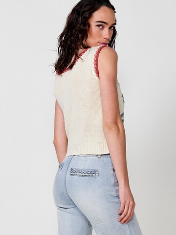 Tops en tricot KOROSHI en blanc