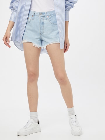 LEVI'S ® Regular Jeans '501 Original Short' i blå: framsida