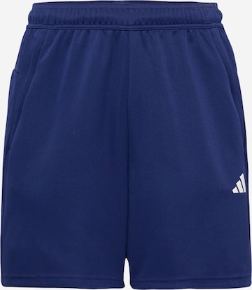ADIDAS PERFORMANCE Regular Workout Pants 'Train Essentials All Set' in Blue: front