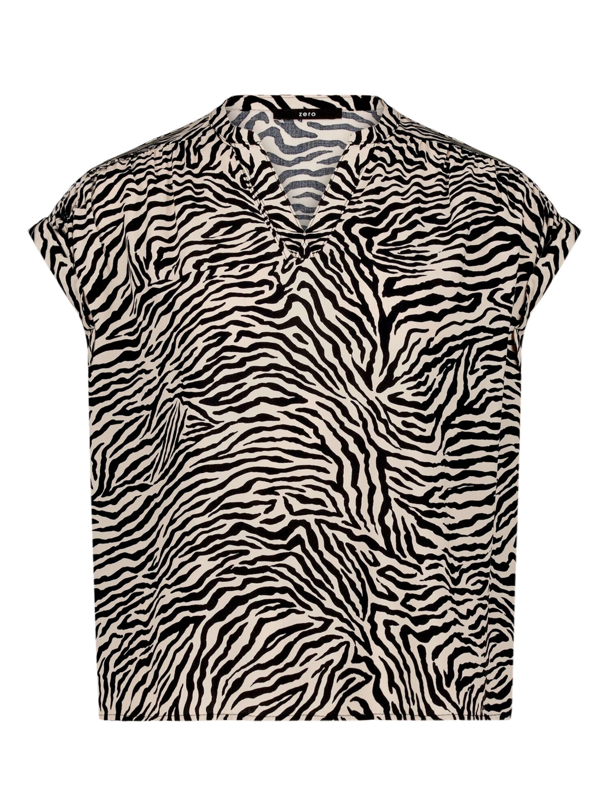 Camicia da donna di zero in bianco: frontale