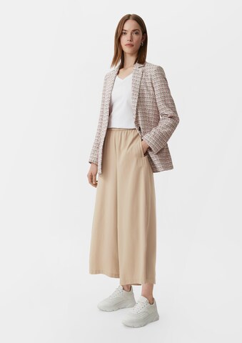 comma casual identity Wide leg Broek in Beige