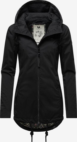 RagwearTehnička jakna 'Zuzka' - crna boja: prednji dio