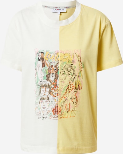 LOOKS by Wolfgang Joop T-Shirt in gelb / mischfarben / weiß, Produktansicht