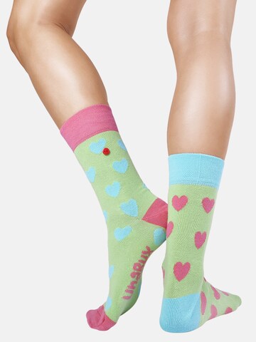 UNABUX Socks ' GRUMBLE IN THE JUNGLE ' in Green