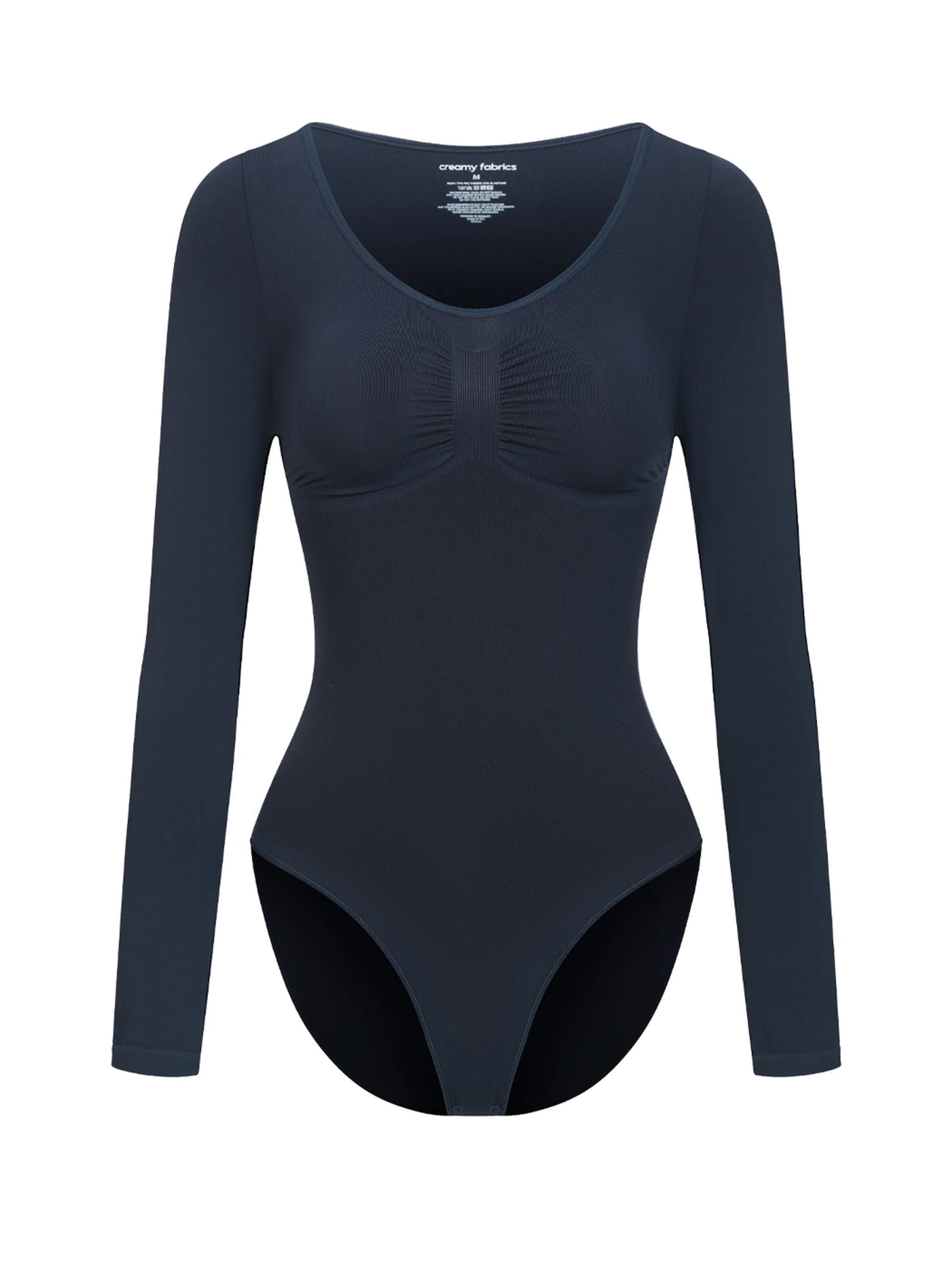 cfab Shapingbody 'Bodysuit Sculpting Shapewear Longsleeve mit Slip'‌‌‌‌‌‌‌‌‌‌ in Blau: Vorderseite