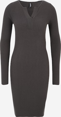 Pieces Tall Knitted dress 'SAFILA' in Grey: front