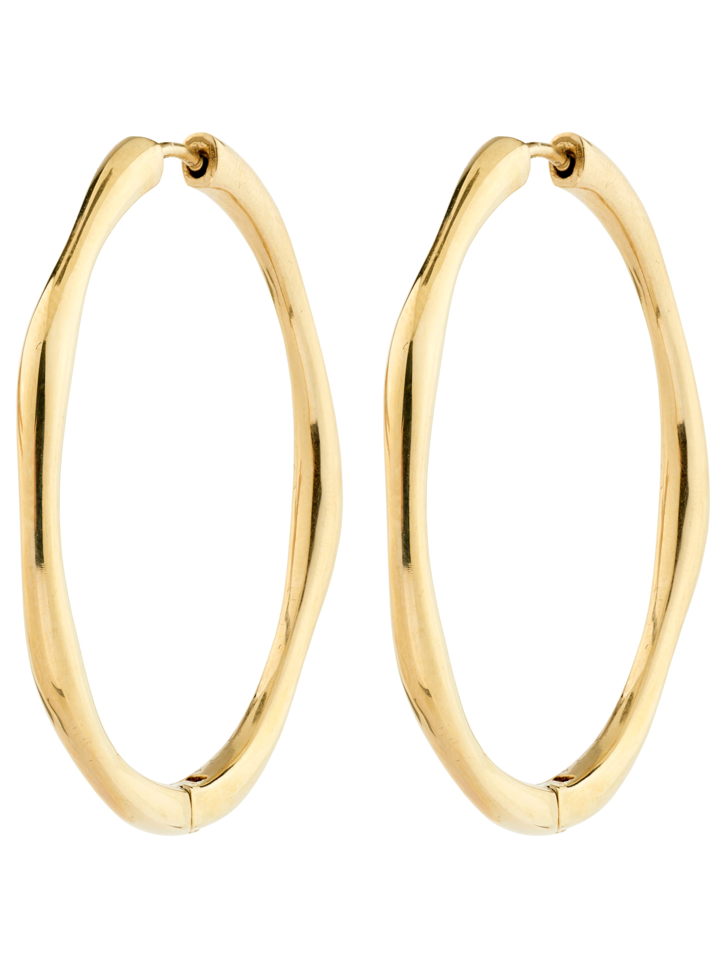 Pilgrim Обеци 'HAZE' в злато: отпред