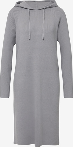 COMMA Strickkleid in Grau: Vorderseite