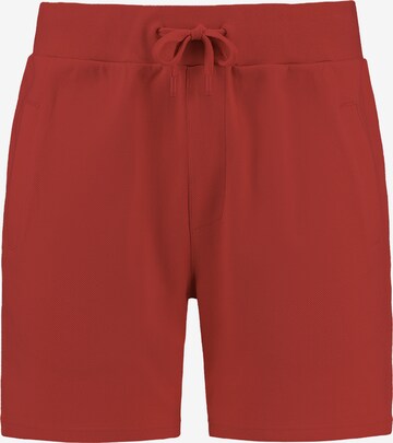 Shiwi Regular Broek 'Mavis' in Rood: voorkant