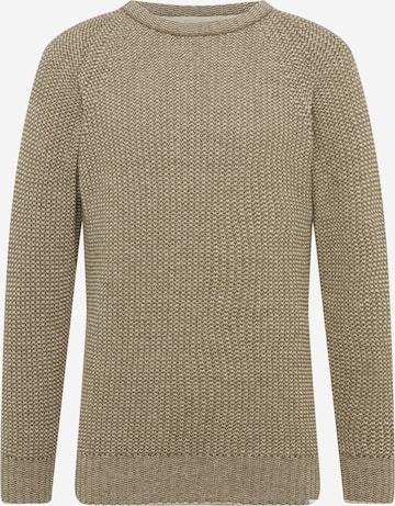 Cleptomanicx Sweater in Brown: front
