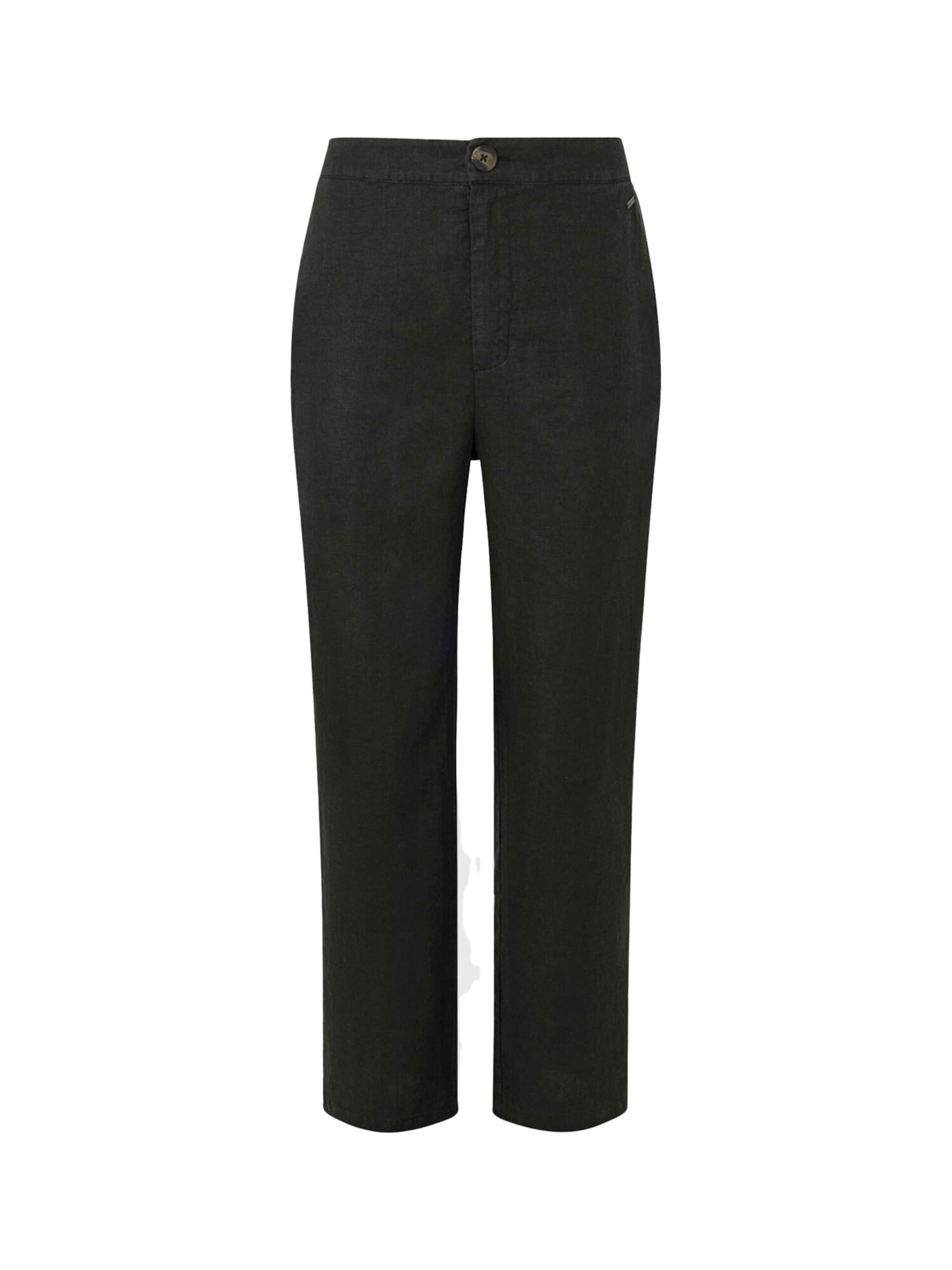 Pepe Jeans Loosefit Broek 'CAILIN' in Zwart: voorkant