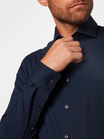 Slim fit Camicia di Michael Kors in blu