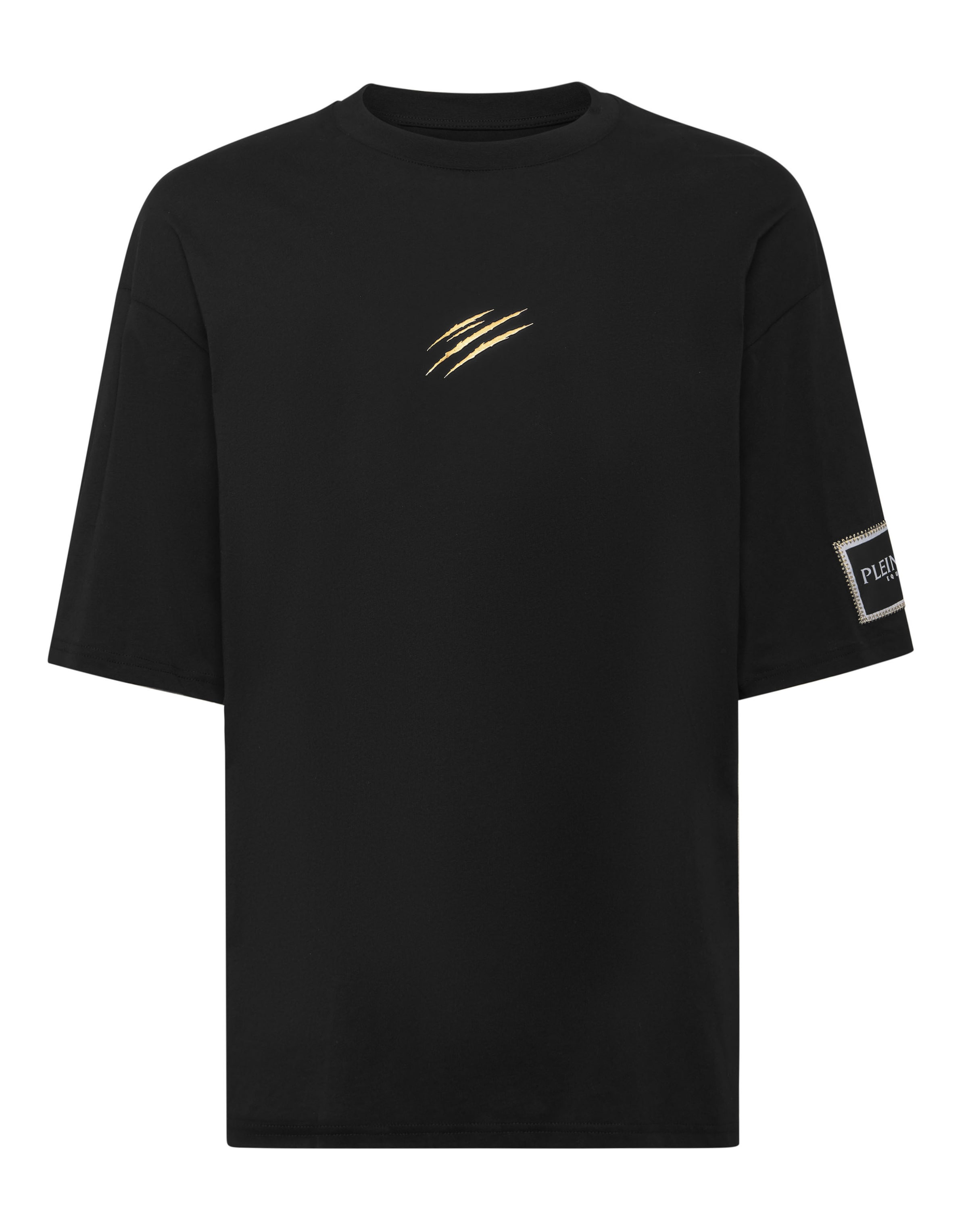 Maglietta di Plein Sport in nero: frontale