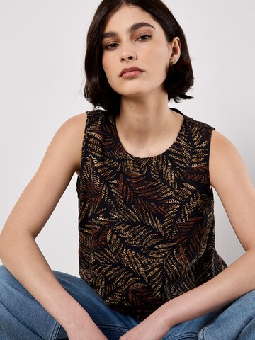 T-shirt Apricot en noir : devant