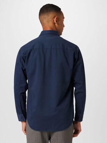 NN07 - Ajuste regular Camisa 'Freddy' en azul