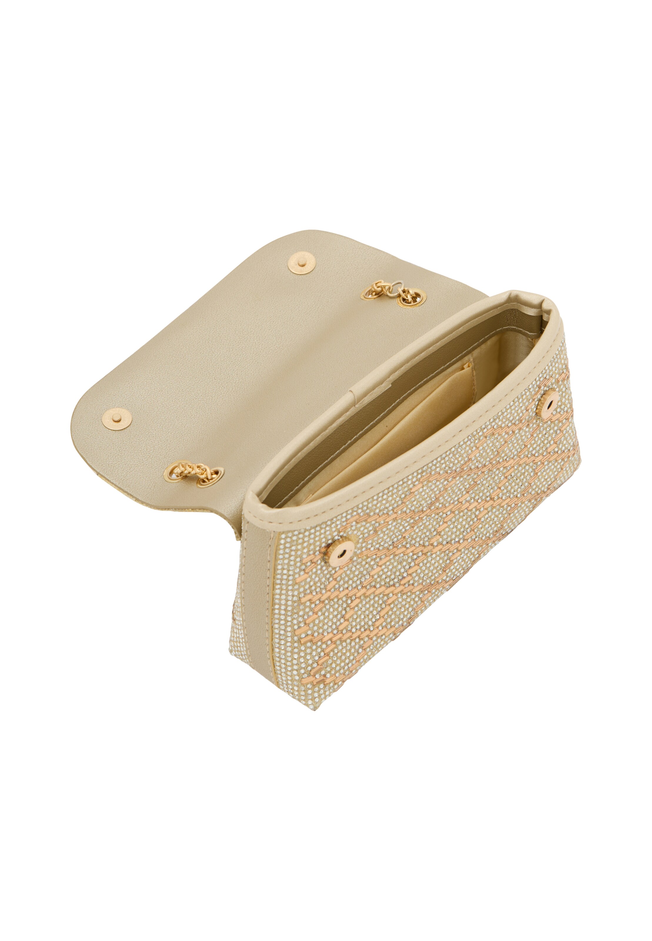 faina Pisemska torbica | zlata barva