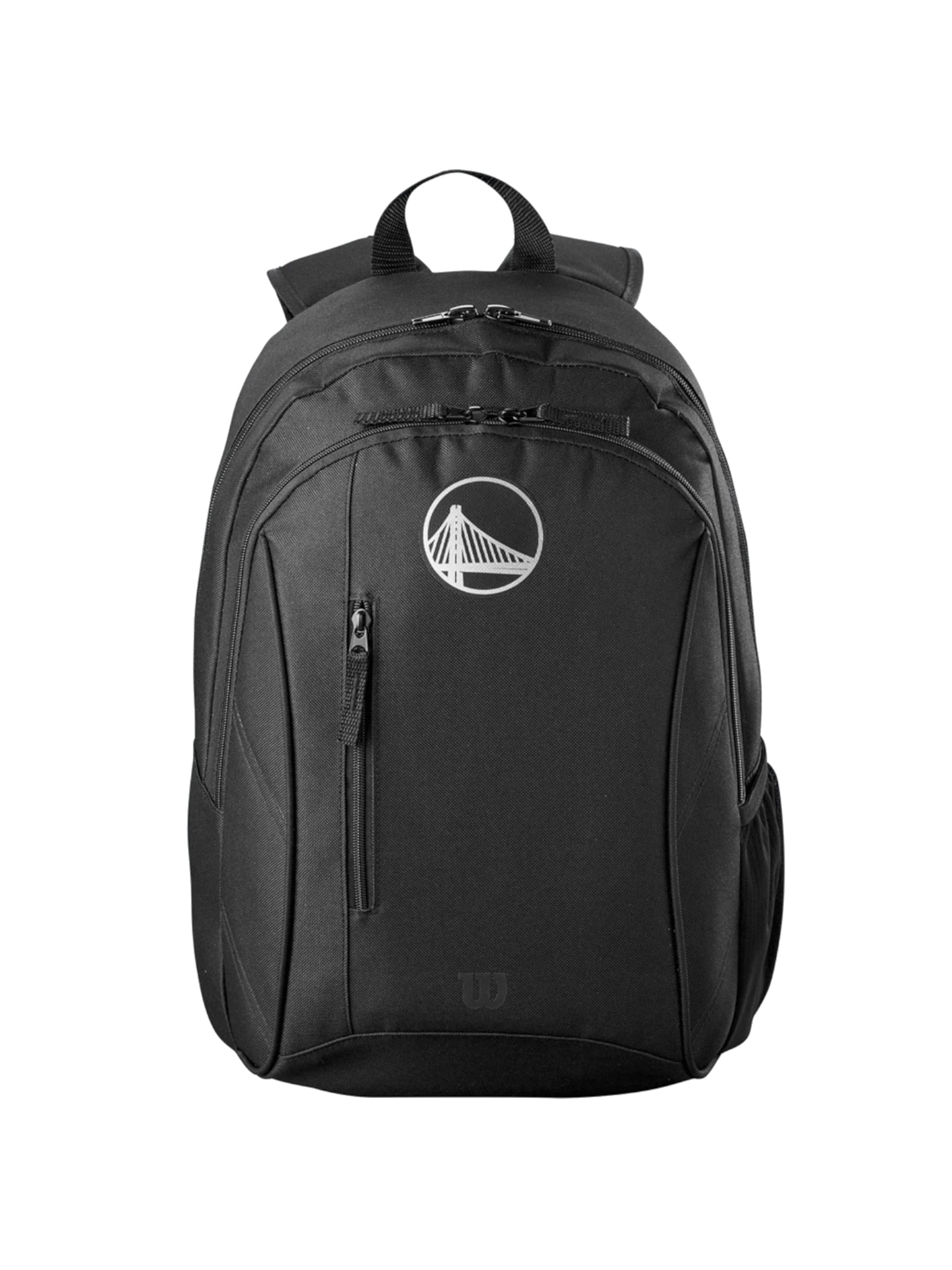 WILSON Backpack 'Wilson NBA Team Golden State Warriors Backpack' in Black: front