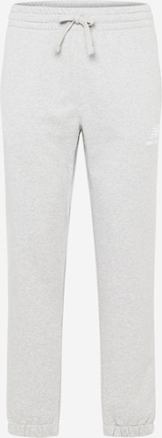 Effilé Pantalon 'Essentials' new balance en gris : devant