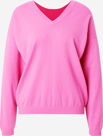 Pull-over UNITED COLORS OF BENETTON en rose : devant