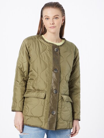 Trendyol Between-season jacket in Green: front