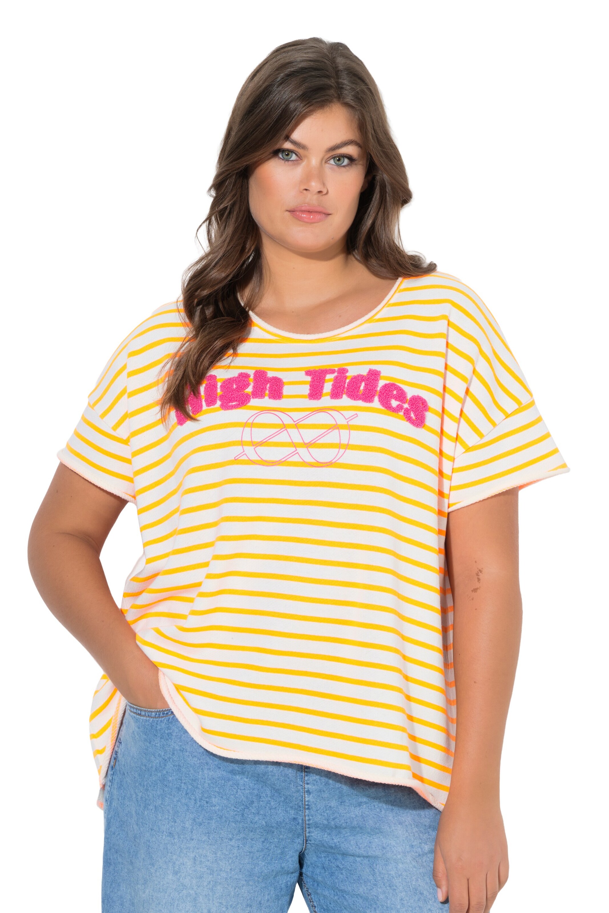 LAURASØN Shirt in Geel: voorkant