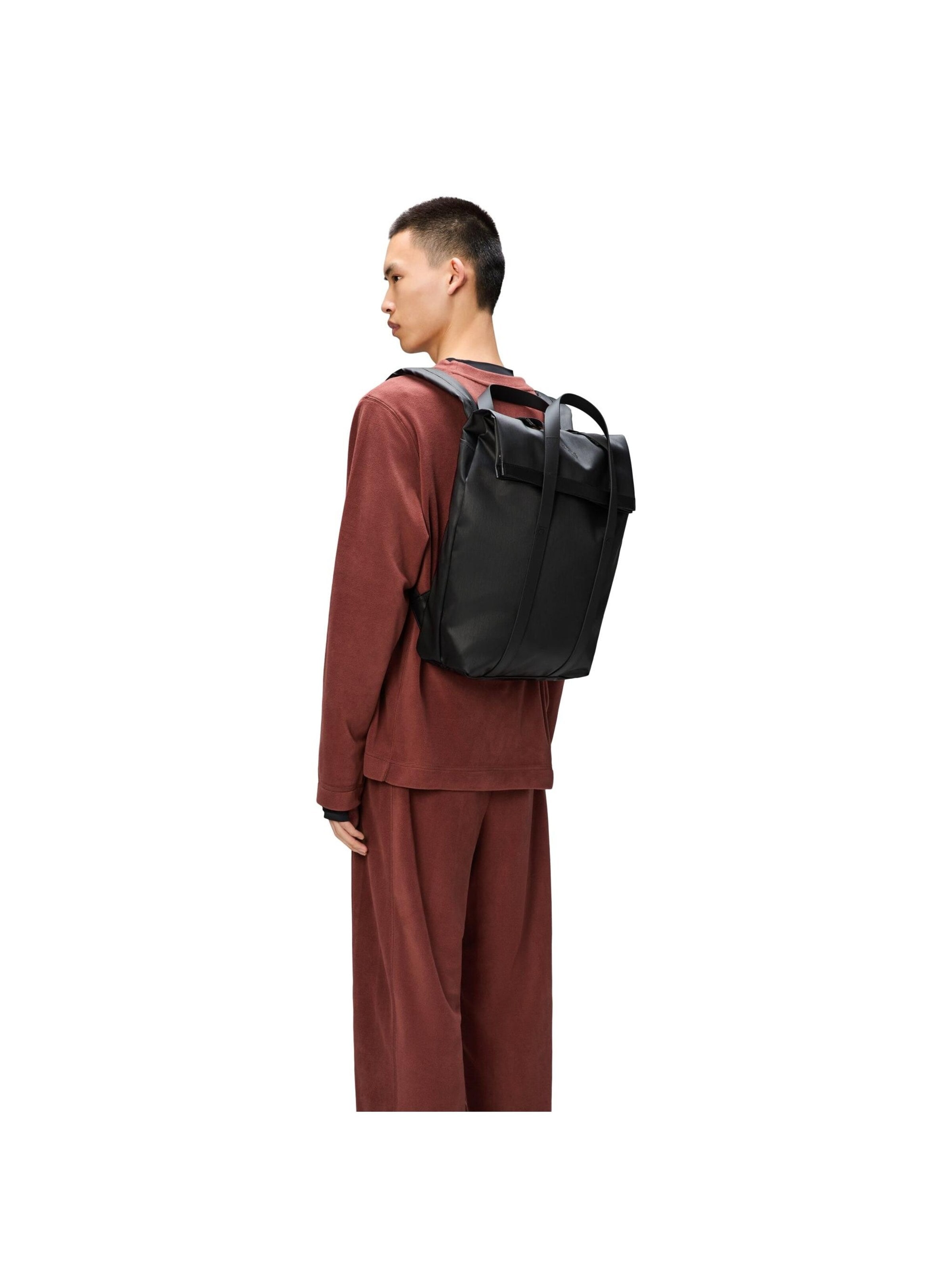 RAINS Backpack '2 Way' in Black