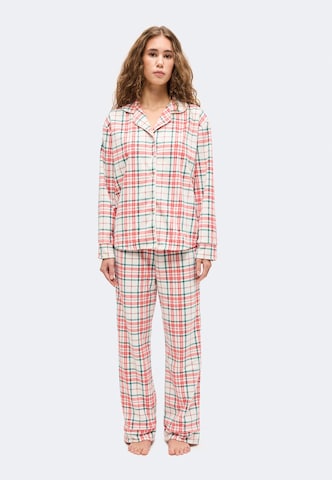 Hunkemöller Pyjama in Wit: voorkant