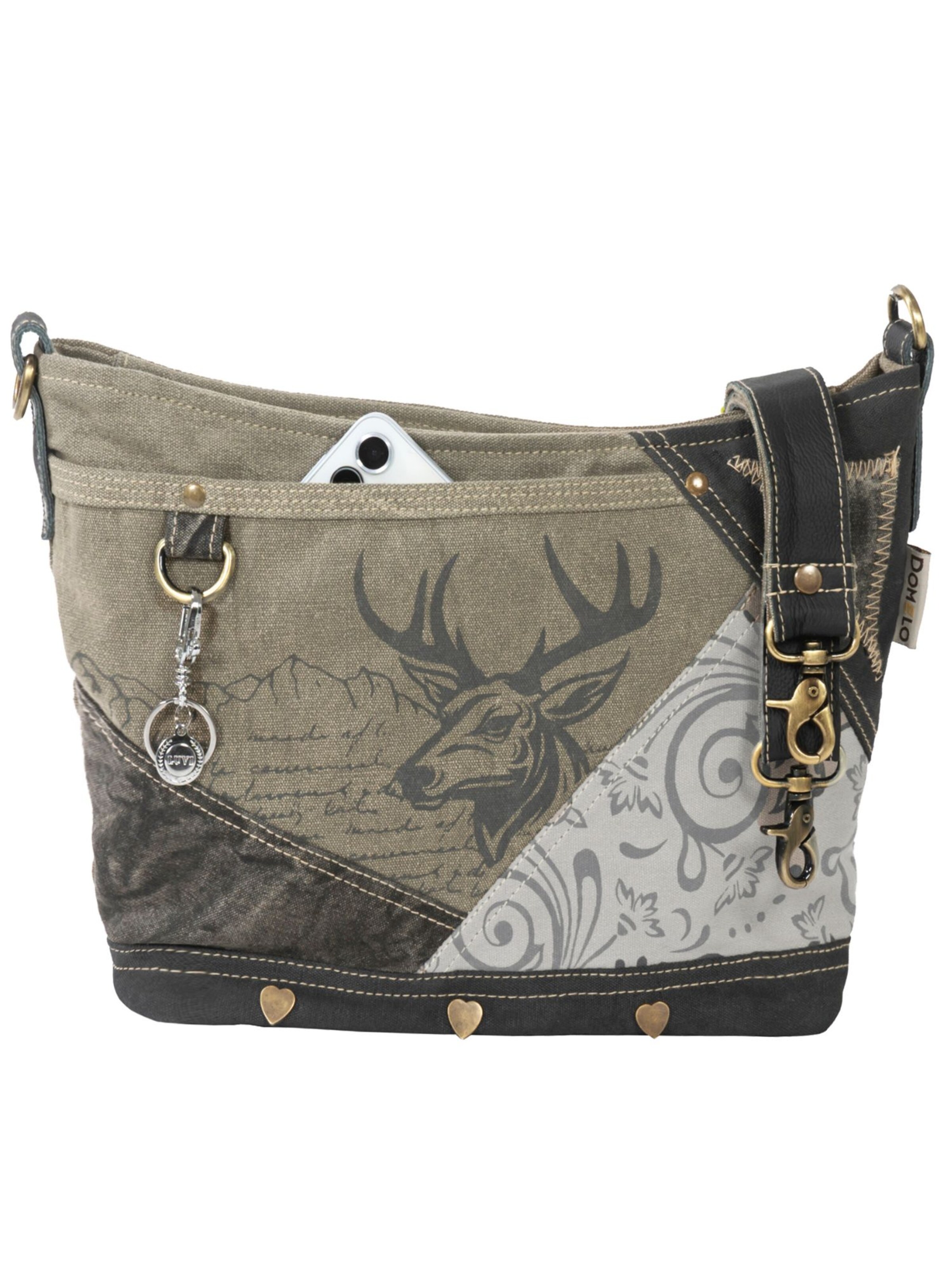 DOMELO Crossbody Bag 'Domelo' in Green