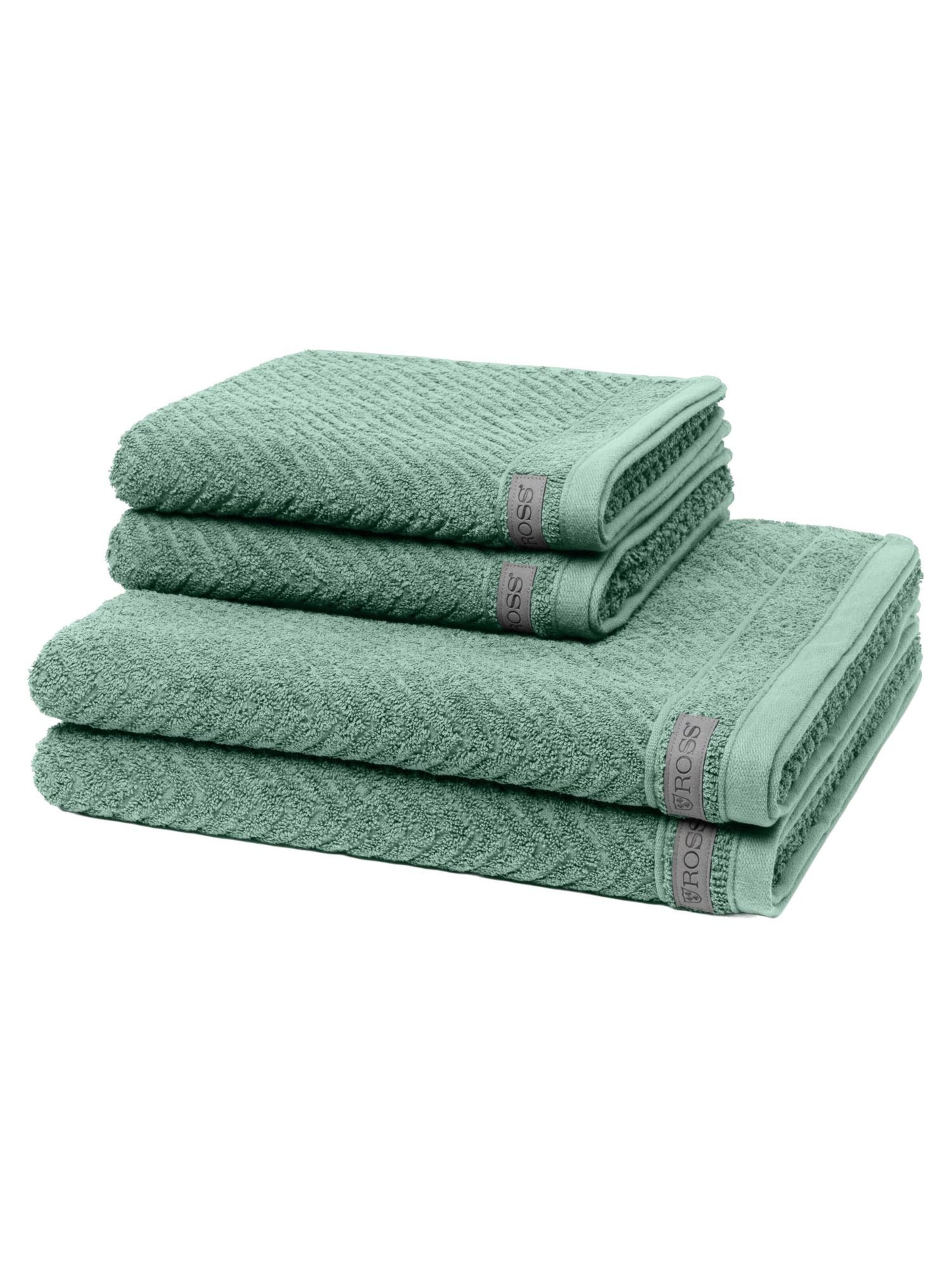 ROSS Handtuch 'Smart'‌‌‌‌‌‌‌‌‌ in Grün: Vorderseite