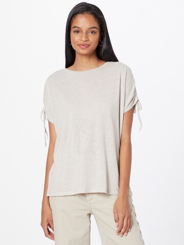 QS T-Shirt in Beige: Vorderseite