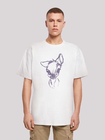 F4NT4STIC Shirt 'Disney Mood' in White: front