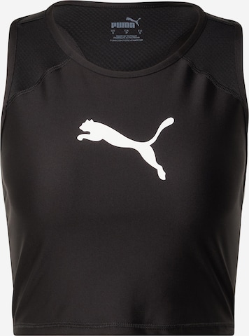 PUMA Спортивный топ 'Fit Eversculpt Fitted Tank' в Черный: спереди