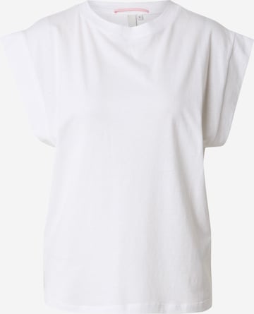 QS Shirt in Weiß: Vorderseite