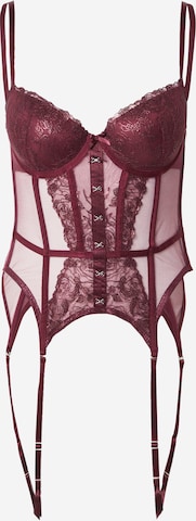 Hunkemöller Korsetti 'Hollie' värissä lila: etupuoli